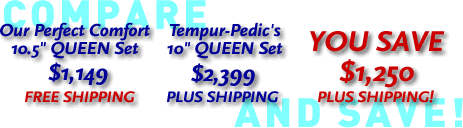 compare tempurpedic bed