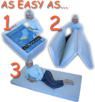 Memory Foam Folding Bed